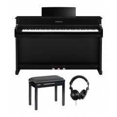 Yamaha CLP 835 PE noir laqué pack premium