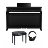 Yamaha CLP 835 PE noir laqué pack premium